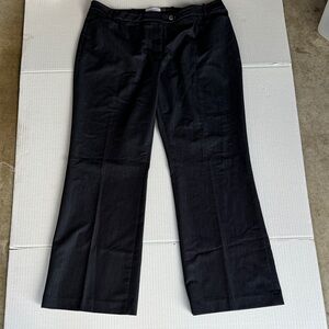 Calvin Klein Black Straight-Leg Dress Pants